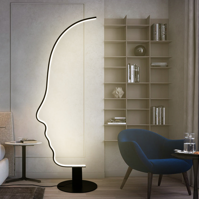 Face-shaped Decor LED Floor Lamp
