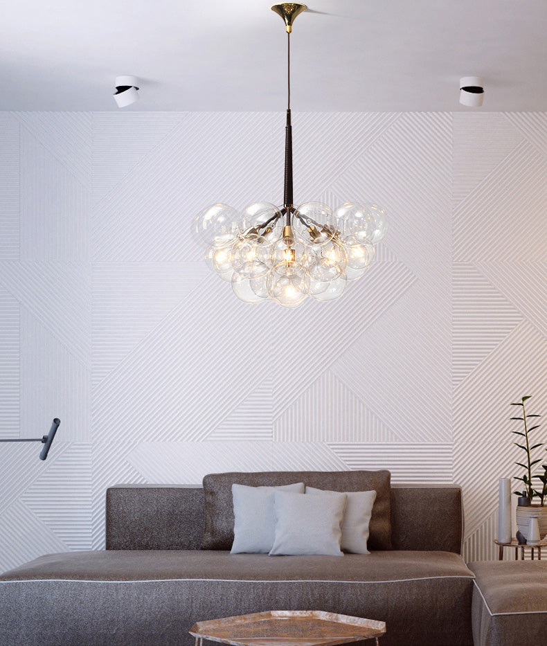Modern Cluster Bubble Chandelier