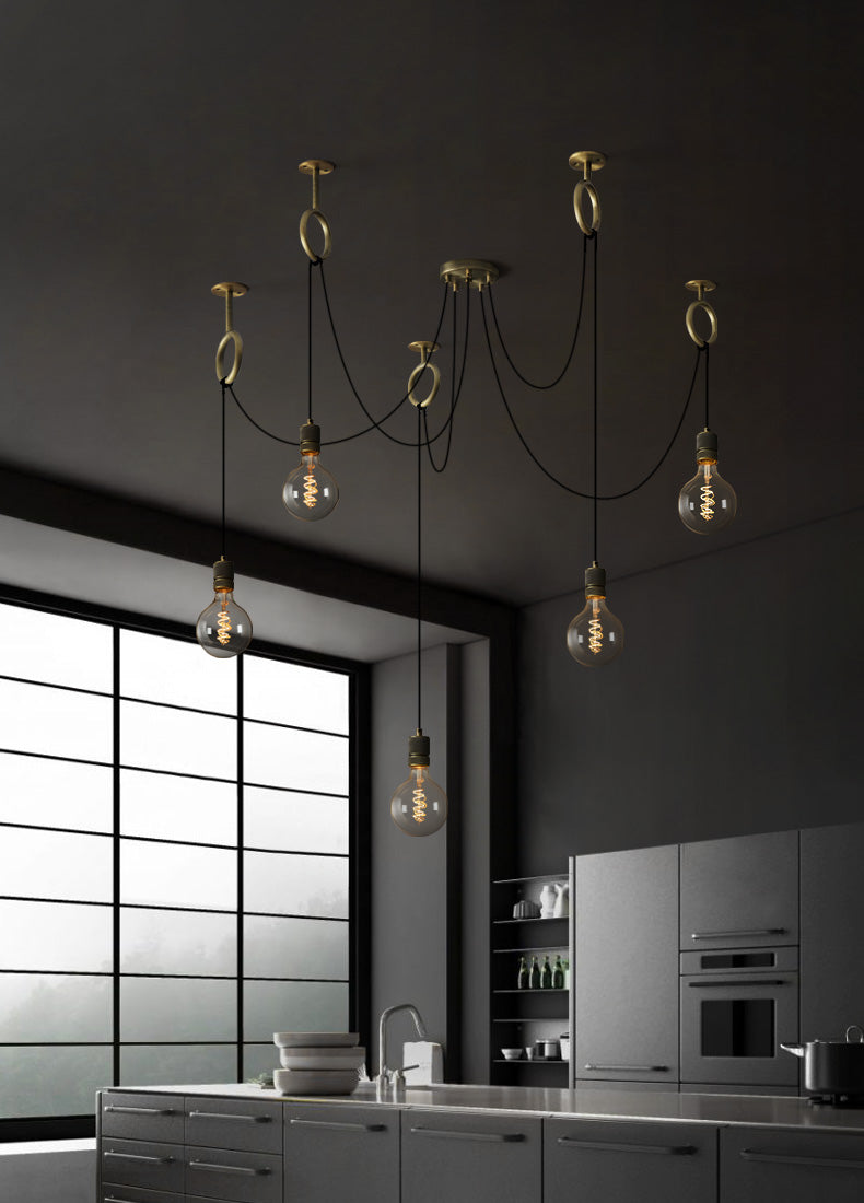 American Countryside Industrial Chandelier