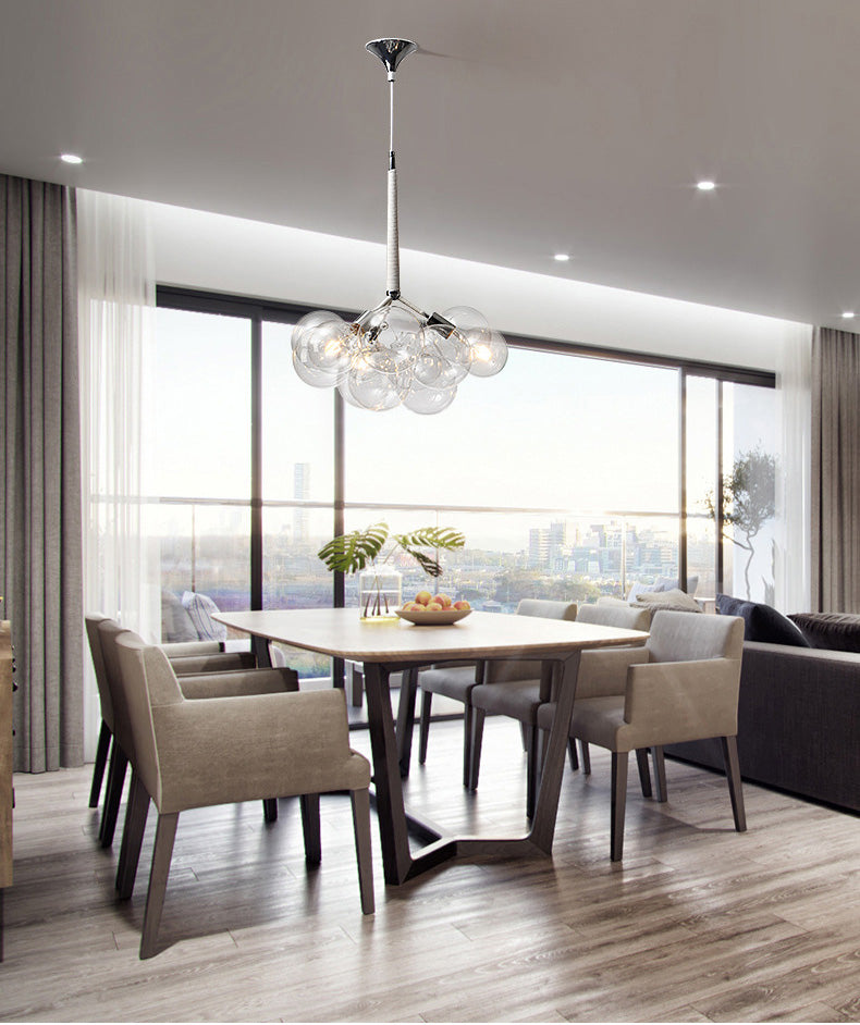 Modern Cluster Bubble Chandelier