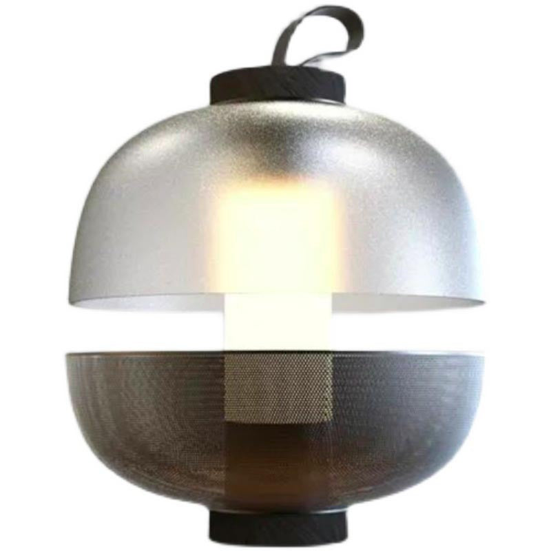 Frosted Glass Black Table Lamp