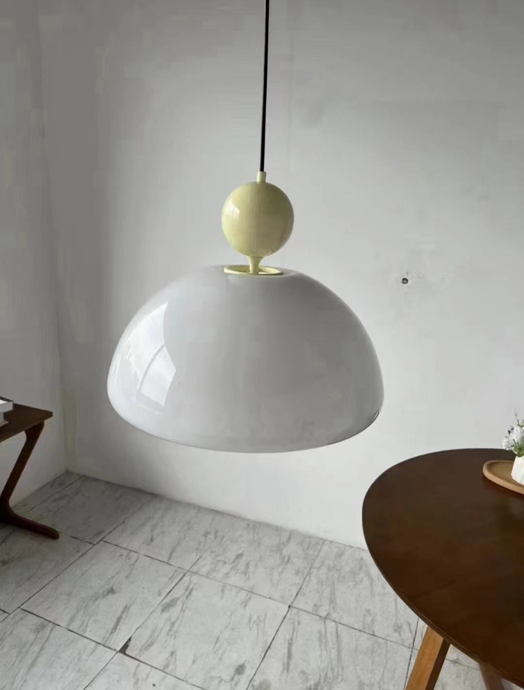 White Jade Glass Pendant Lamp