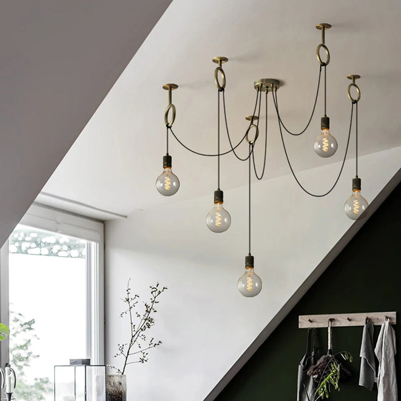 American Countryside Industrial Chandelier
