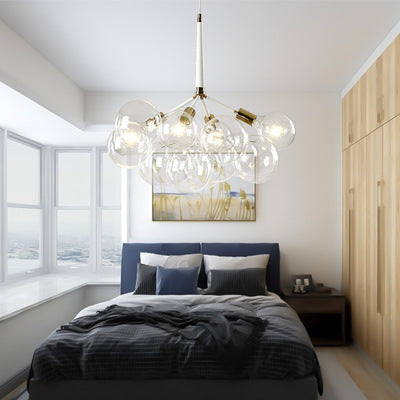 Modern Cluster Bubble Chandelier