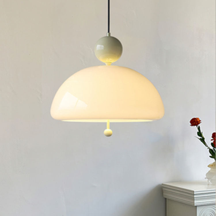 White Jade Glass Pendant Lamp