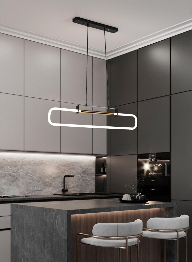 Long Strip LED Pendant Lamp