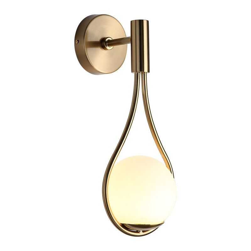 Light Luxury Brass Wall Lamp