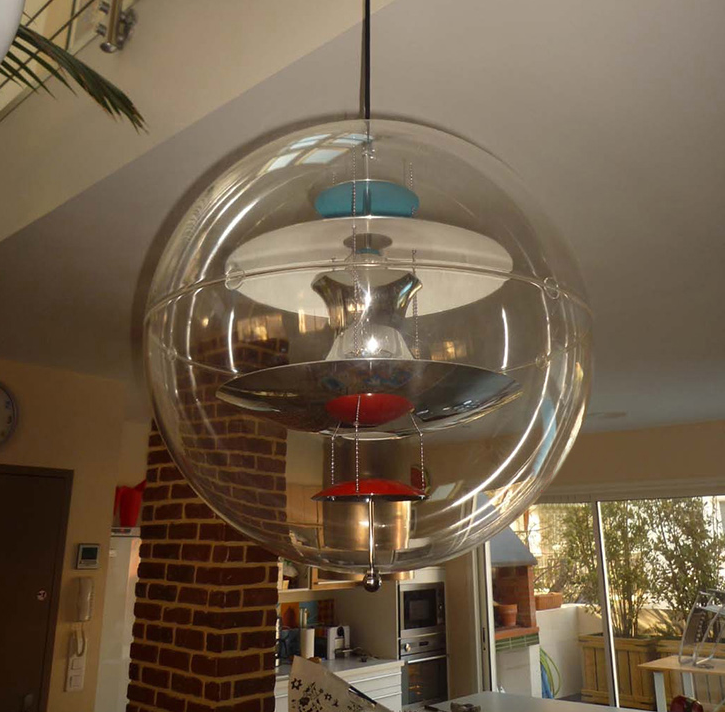 Globe Glass pendant lamp