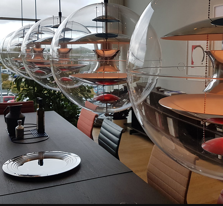 Globe Glass pendant lamp