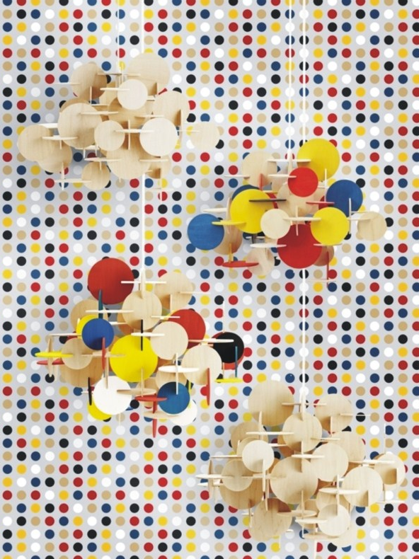 Bau Wooden Chandelier Lamp