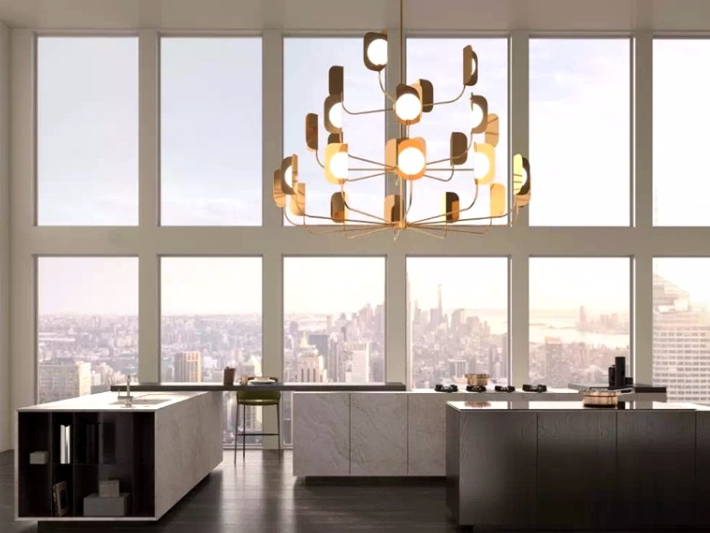 Leaf Chandelier Lamp