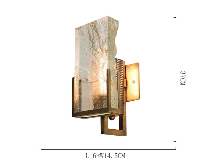 Ice Crystal Wall Sconce