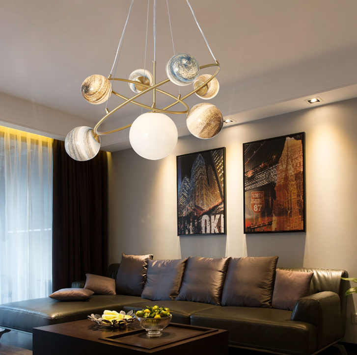 Novel Plant Glass chandelier