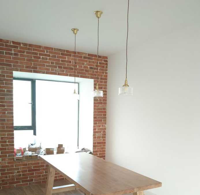 Matilda Glass Mid Century Pendant Light