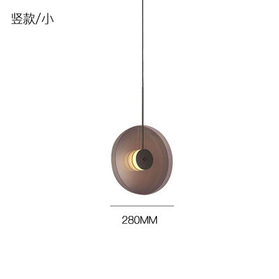 Tea Colored LED Glass Pendant Light