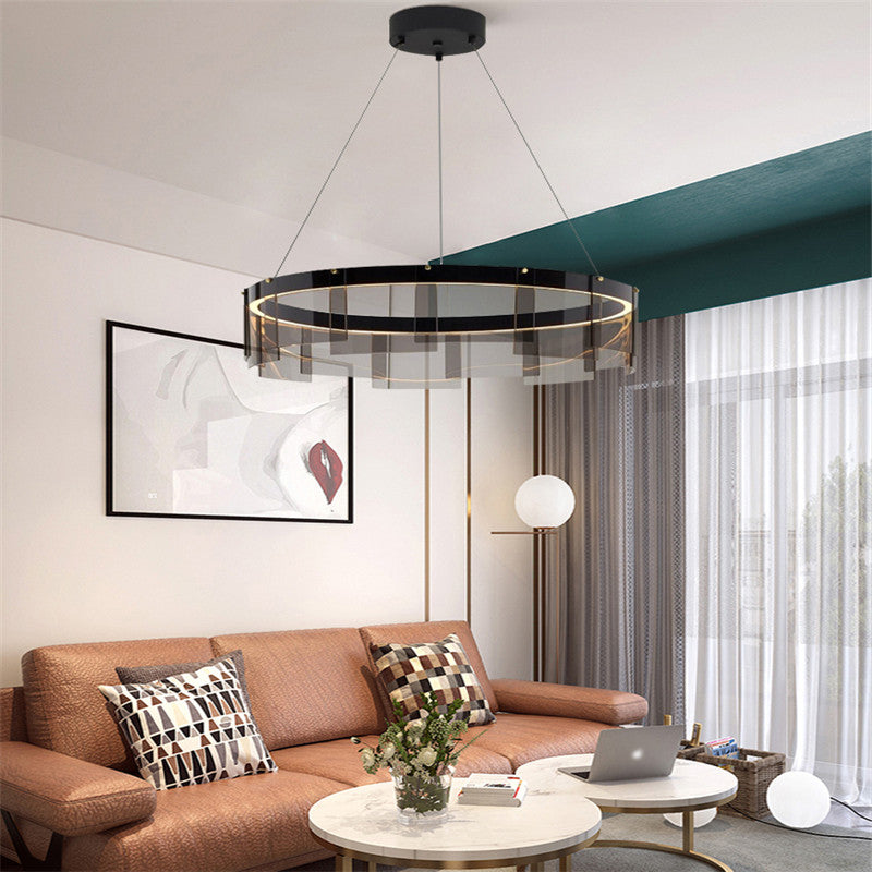 black chandelier