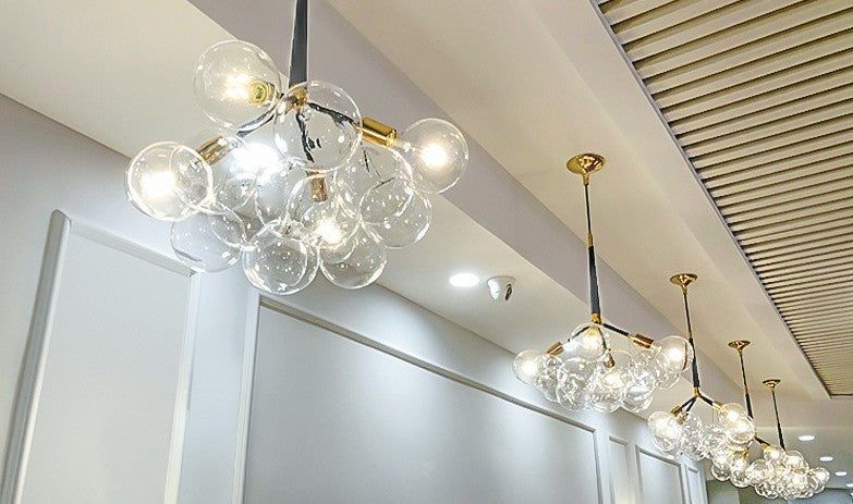 Modern Cluster Bubble Chandelier