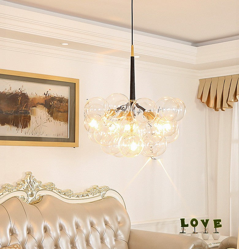 Modern Cluster Bubble Chandelier