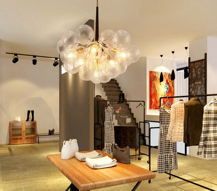 Modern Cluster Bubble Chandelier