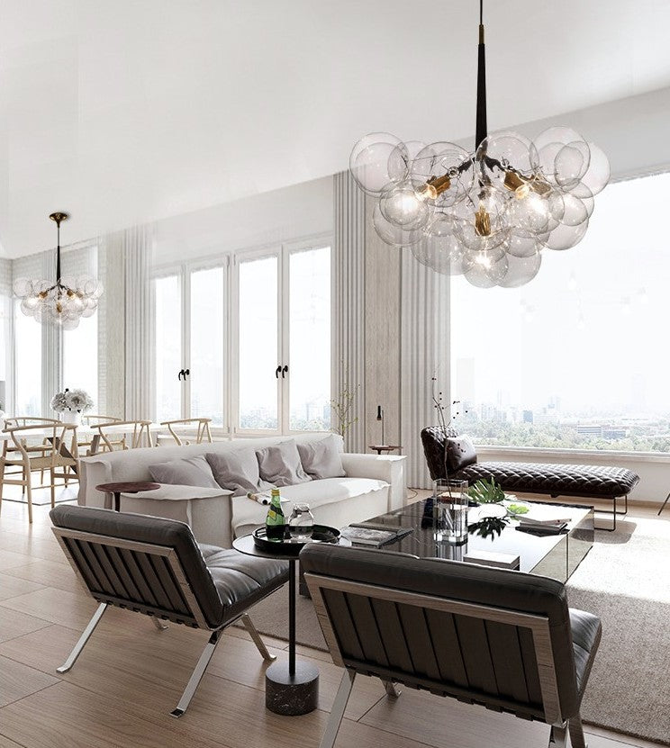 Modern Cluster Bubble Chandelier