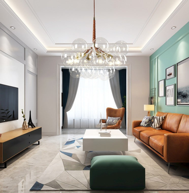 Modern Cluster Bubble Chandelier