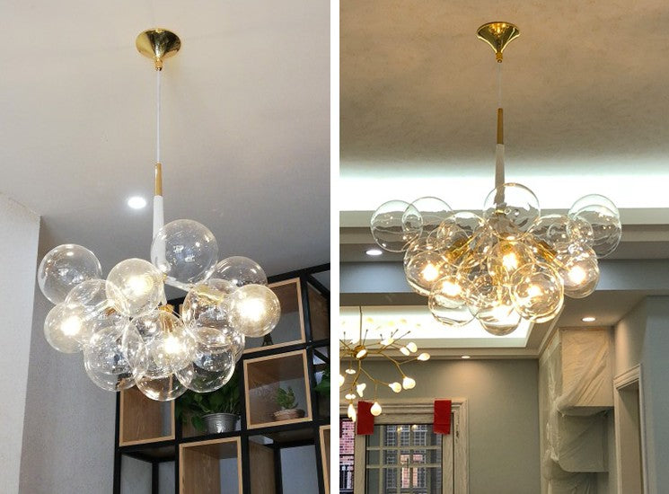 Modern Cluster Bubble Chandelier