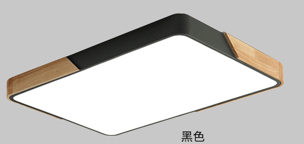 Modern LED Cubic Ceiling Light for Kitchen,Wooden Living Room Ceiling Lamps