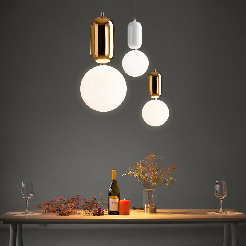 replica modern aballs pendant