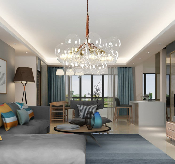 Modern Cluster Bubble Chandelier