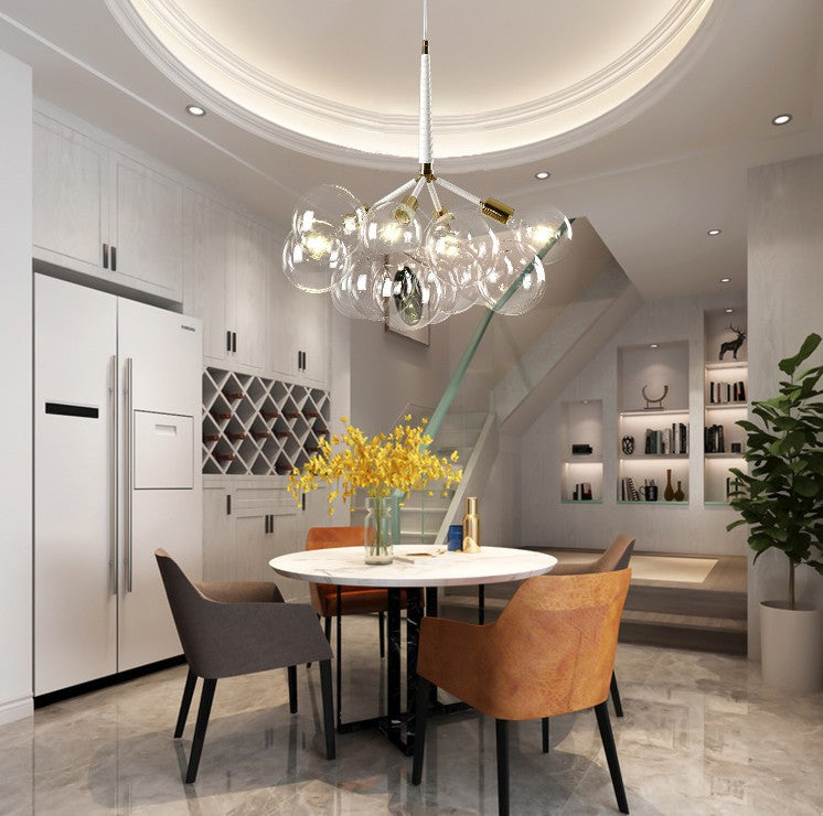 Modern Cluster Bubble Chandelier