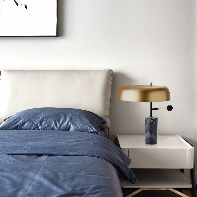 vintage italian marble table lamp