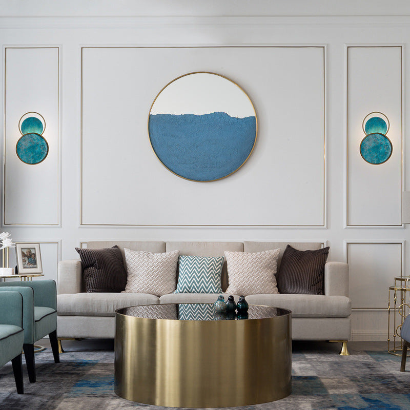 Seawater Quicksand Blue Wall Lamp