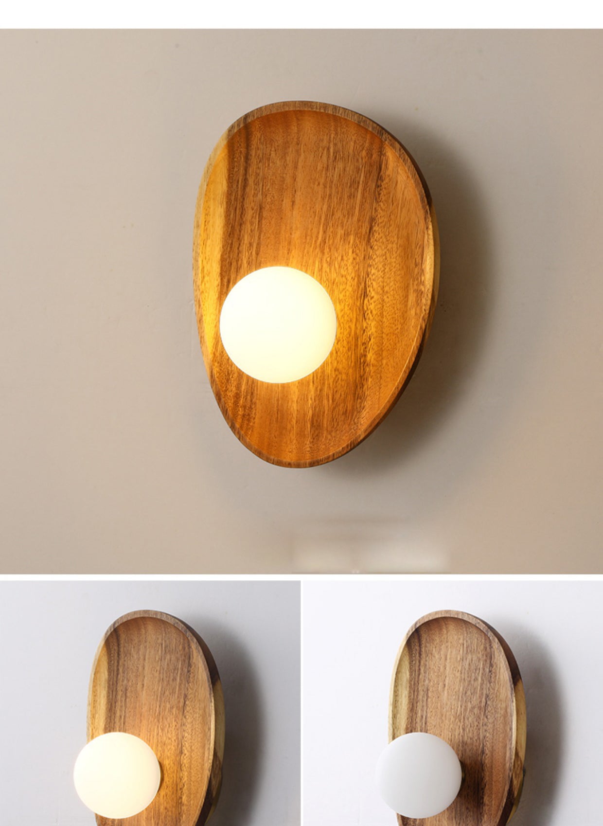 Black Walnut Wall Lamp