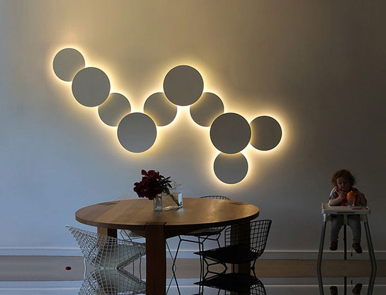 Phase Ring Disk Wall Lamp