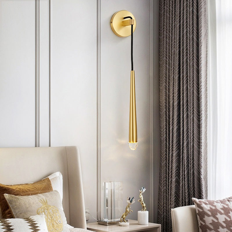 LI Cone Crystal Wall Lamp