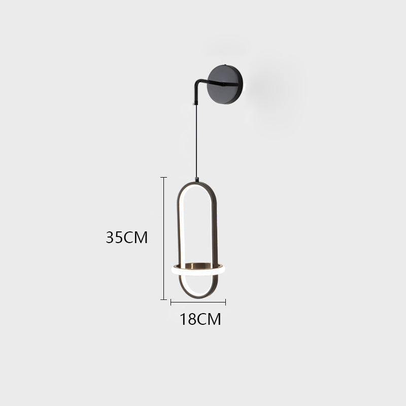 LED Oval Wall Lamp