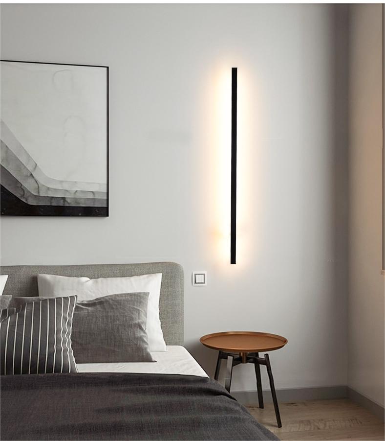 LED Minimalist Line Wall Lamp