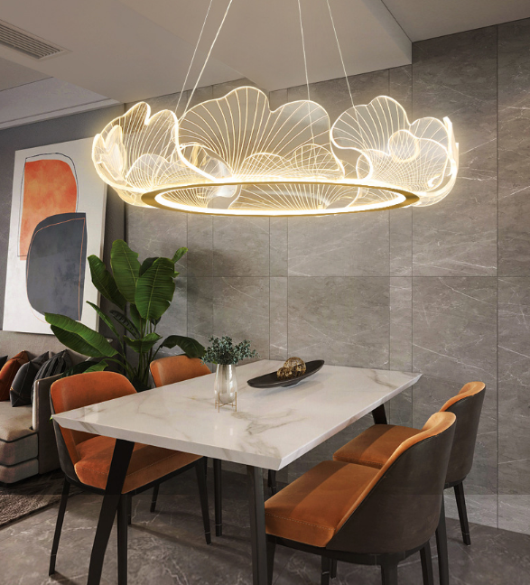 Lotus Leaf Chandelier