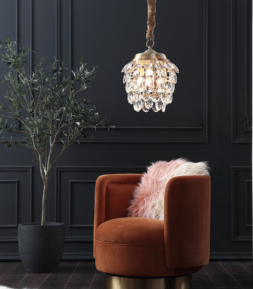 Linglong Crystal Pendant Light