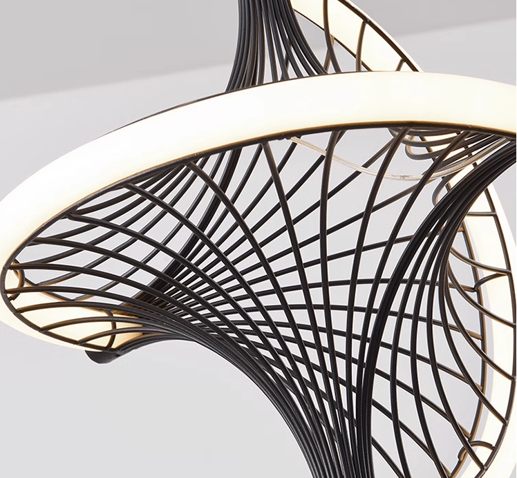 Fan-shaped Pendant Light