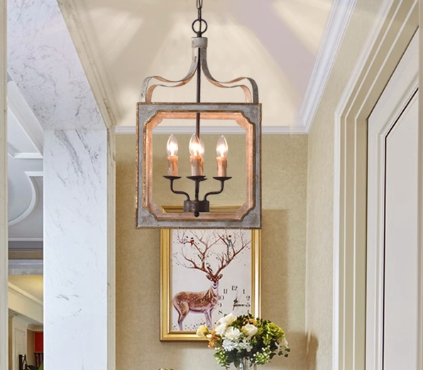 Bohemian Square Box Chandelier