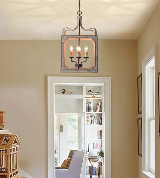 Bohemian Square Box Chandelier
