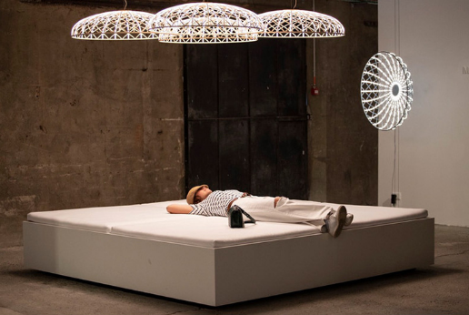 Skynest LED Woven Pendant Light