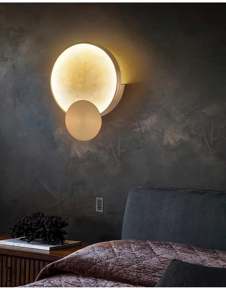 Moon Marble Wall Lamp