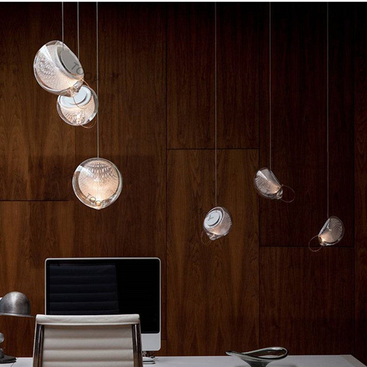 Puffer Glass Pendant Light