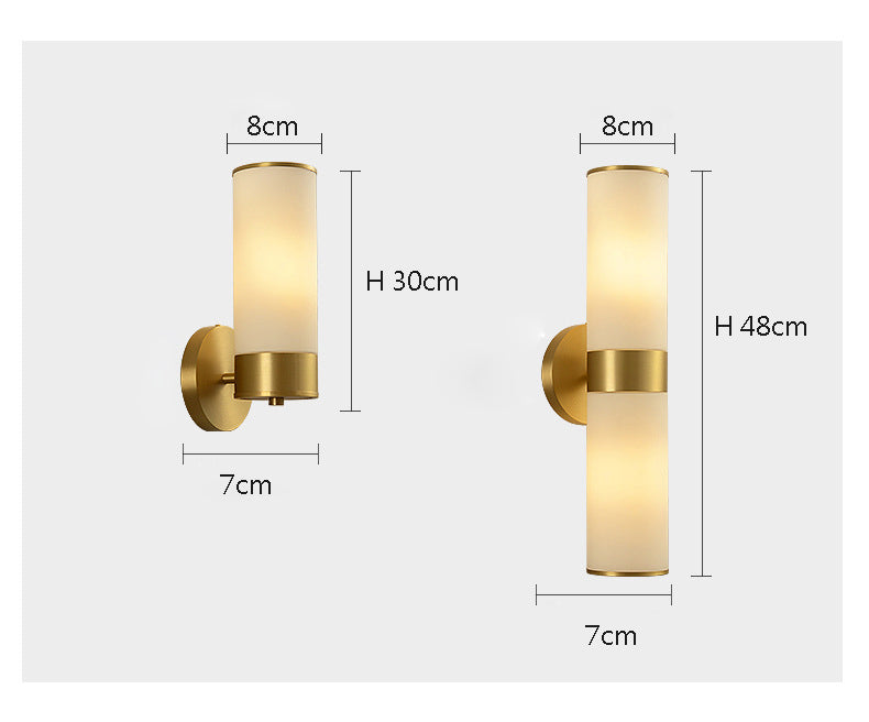 Long Marble Wall Lamp