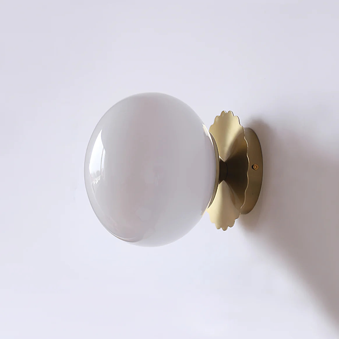 Multicolor Round Glass Wall Lamp