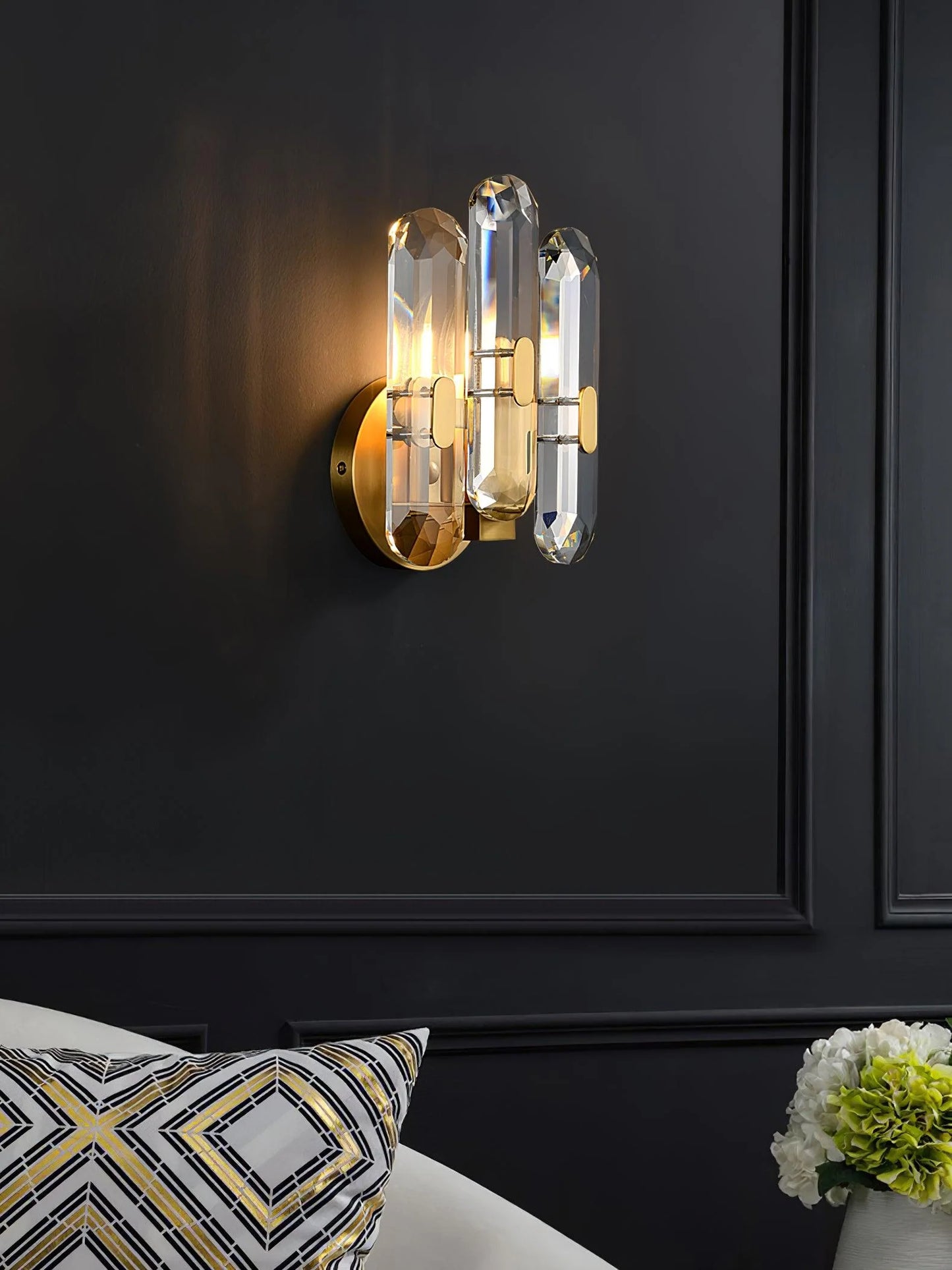 Romantic Crystal Wall Lamp
