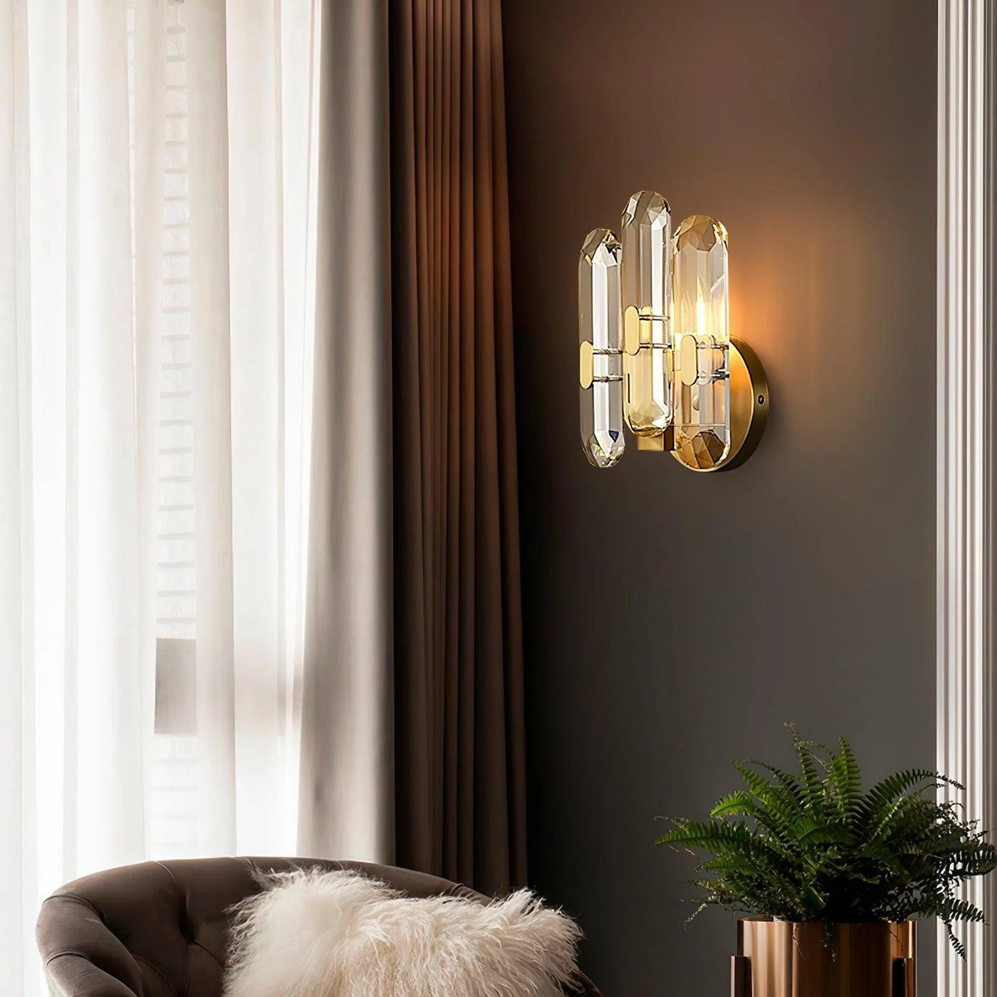 Romantic Crystal Wall Lamp