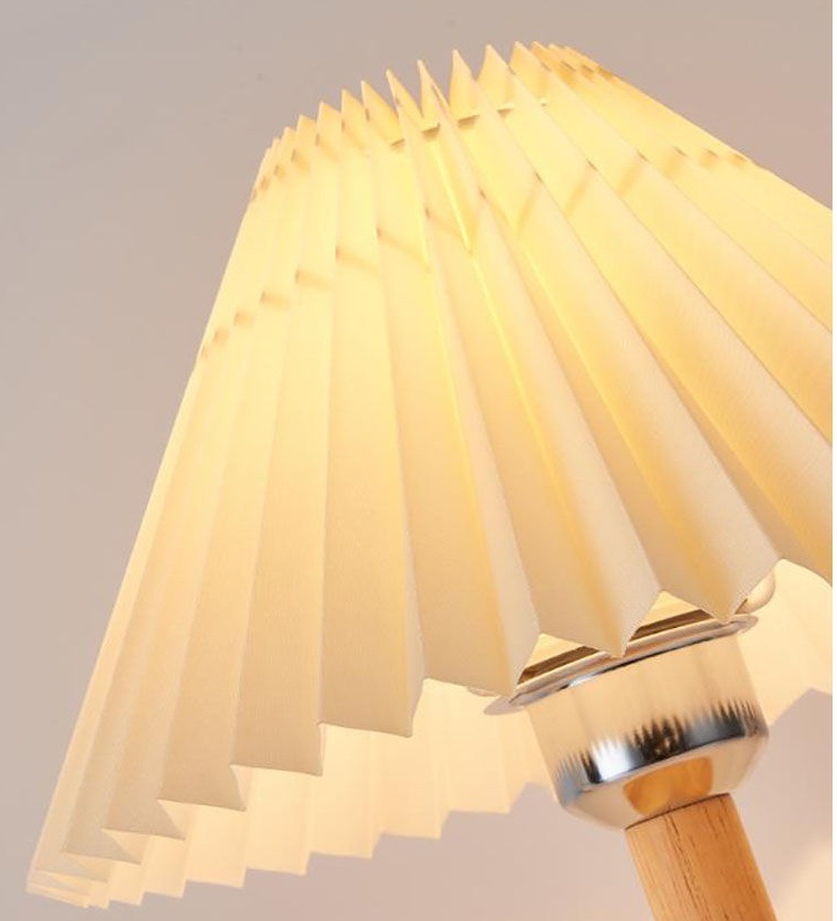 Pleated Mushroom Wall Lamp